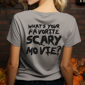 Scream Halloween Shirt, Scream Short Sleeve Shirt, Whats Your Favorite Movie Shirt, Horror Movie Fan Shirt, Scream Fan Shirt