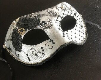 Vénitien Masque – 'Dentelle Noir'