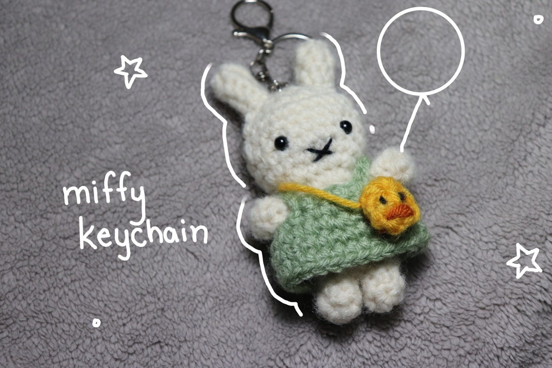 Eyeup - Miffy Embroidered Mascot Keychain (Miffy)