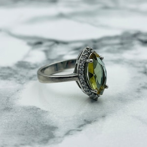 925K Sterling Silver Marquise Cut Alexandrite Women Rings, Engagement Ring, Wedding Ring, Alexandrite Stone Ring, Jewelry Gift For Women