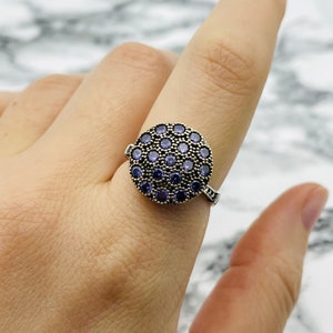 Amethyst Women Ring, Handmade Women&#39;s Ring, Turkish Handmade Ring, Authentic Ring, Ottoman Ring, Ladies Ring, Jewelry Gift For Women