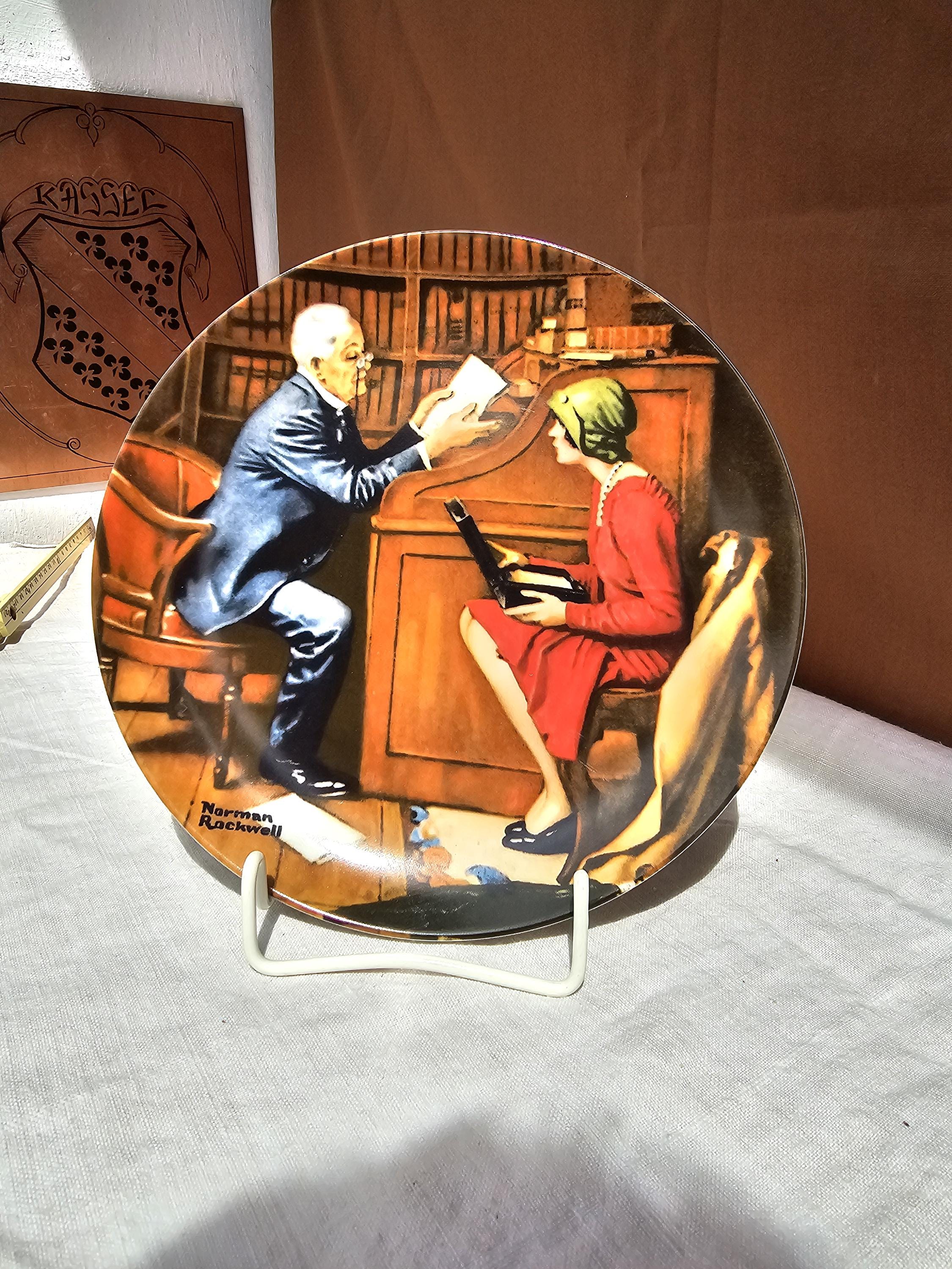 ノーマン・ロックウェル イラストプレート 4枚セット ノーマン・ロックウェル イラストプレート 4枚セット ノーマン・ロック