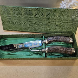 Set De Coupe Solingen – Couteau Et Fourchette à Viande – Vintage – Neuf