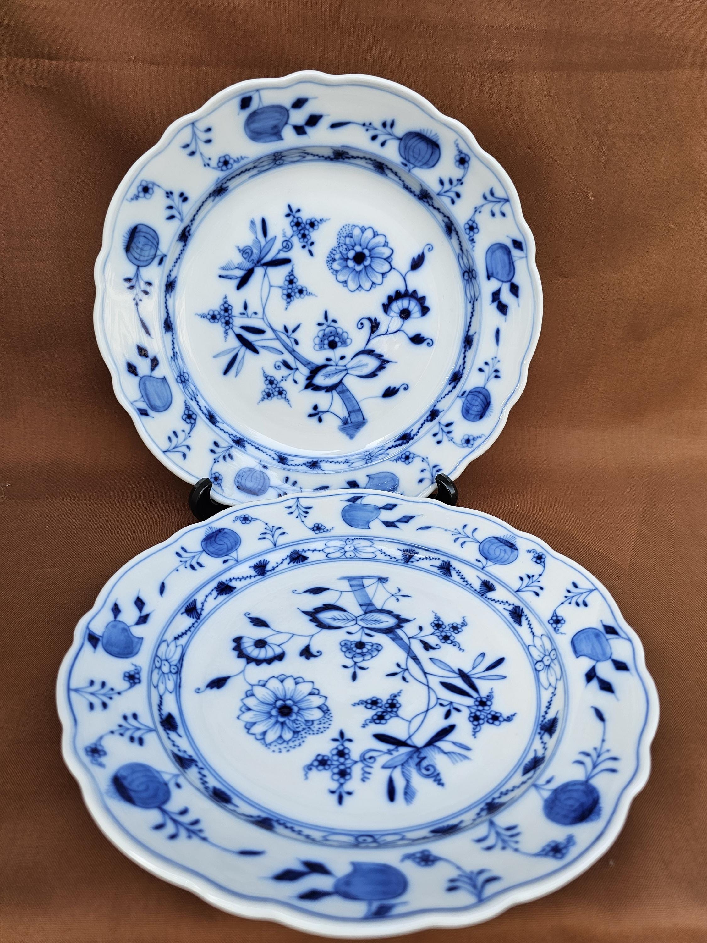 タイヒェルト マイセン ザクセン オニオンパターン プレート 直径27 cm