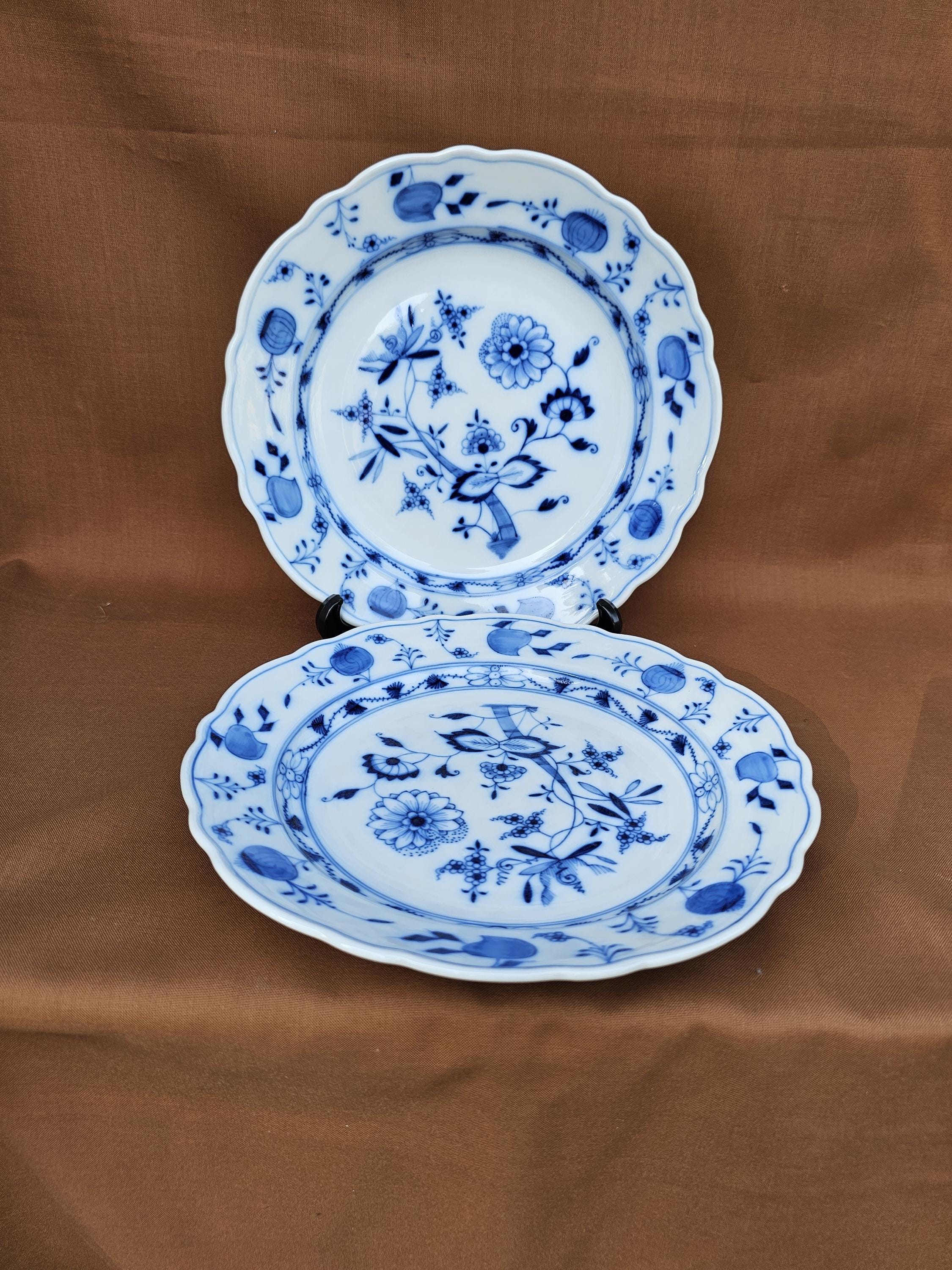 タイヒェルト マイセン ザクセン オニオンパターン プレート 直径27 cm