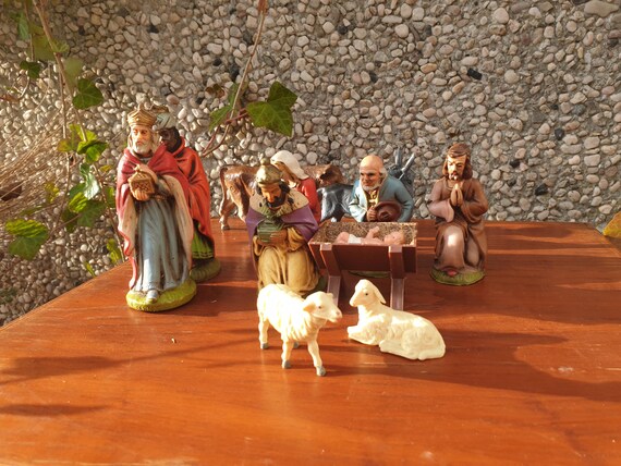 Personalisierte Weihnachtskarte Mit Krippenszene – Inkl. Umschlag, Aus Großbritannien