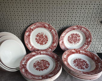 Rivanel France Bowls – Pheasant – Vintage – Made in France