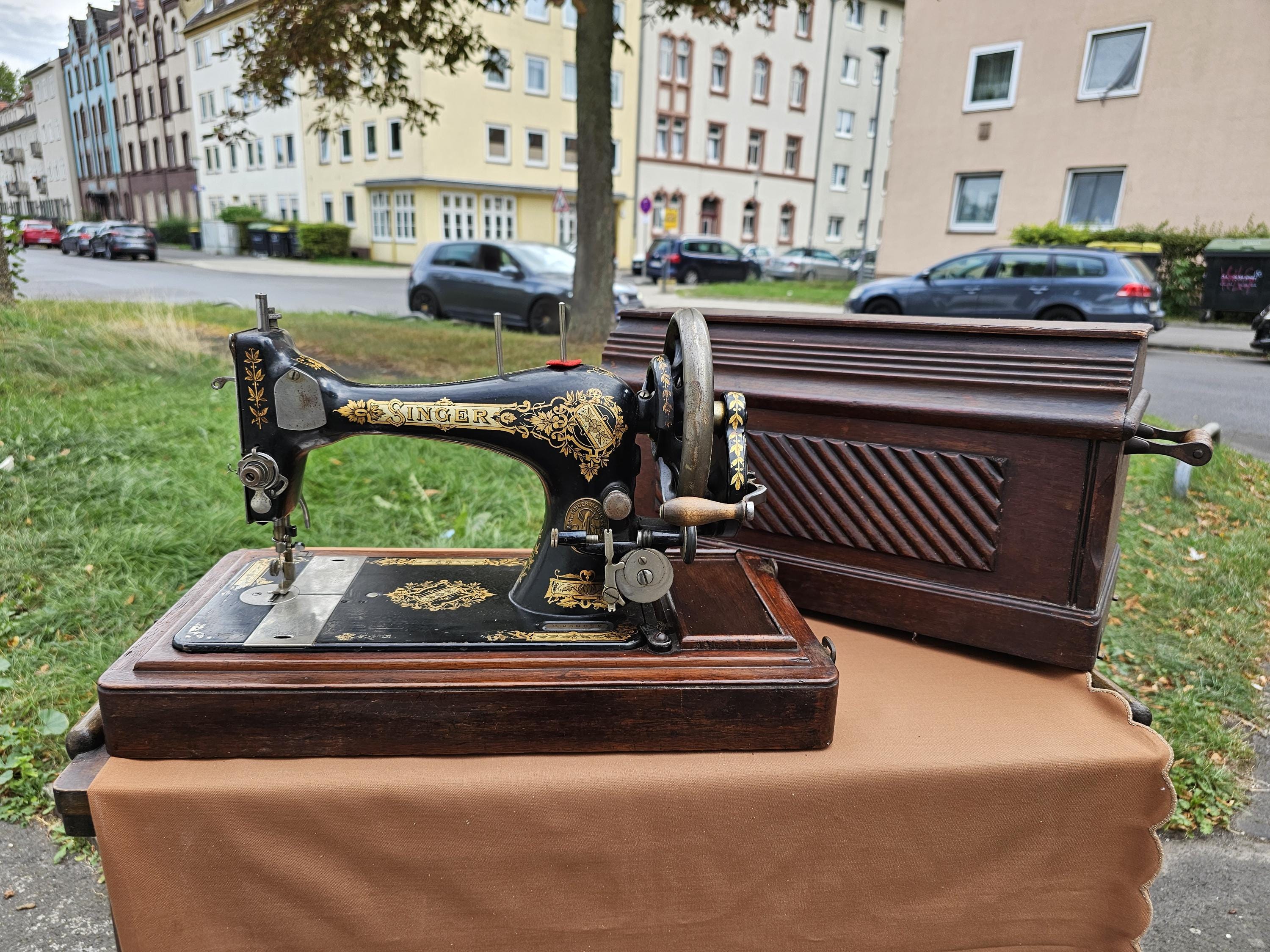 希少 ドイツ GRITZNER グリッツナー手回しミシン アンティーク ミシン