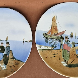 Italian wall plate mural 60s