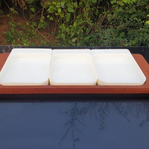 vintage Danish teak bowls