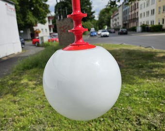 Vintage globe lamp, pendant lamp 70s