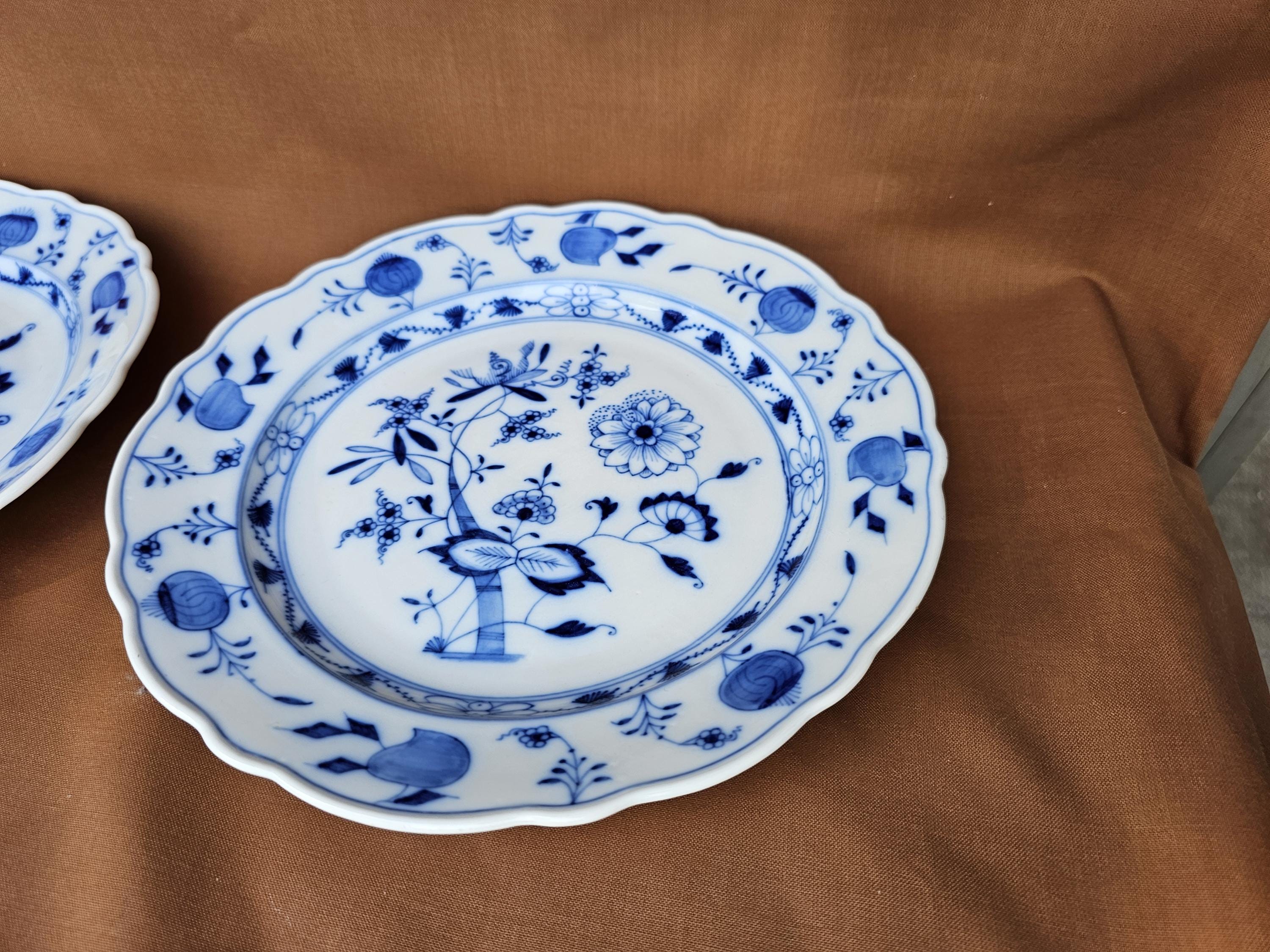 タイヒェルト マイセン ザクセン オニオンパターン プレート 直径27 cm