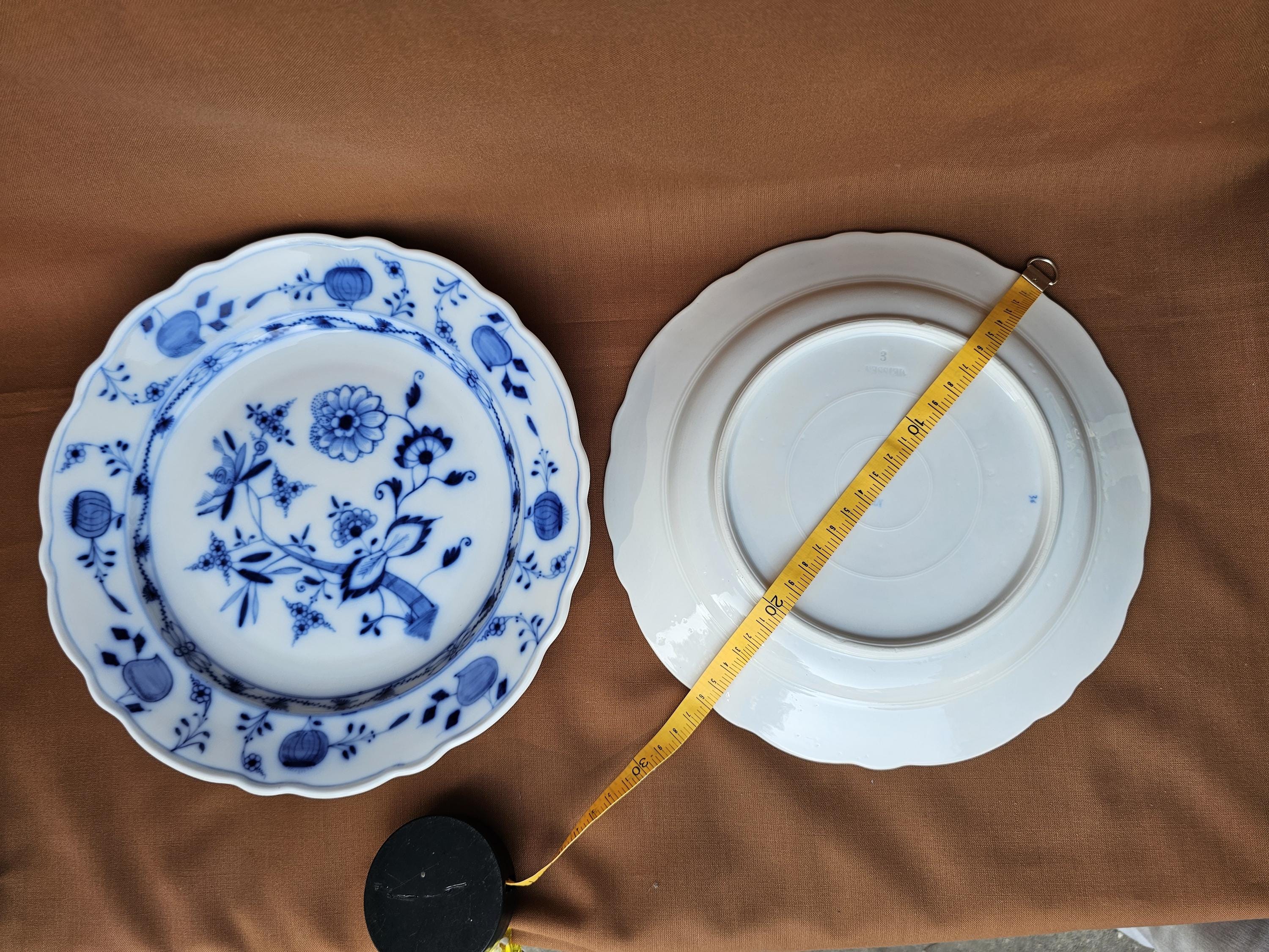 タイヒェルト マイセン ザクセン オニオンパターン プレート 直径27 cm