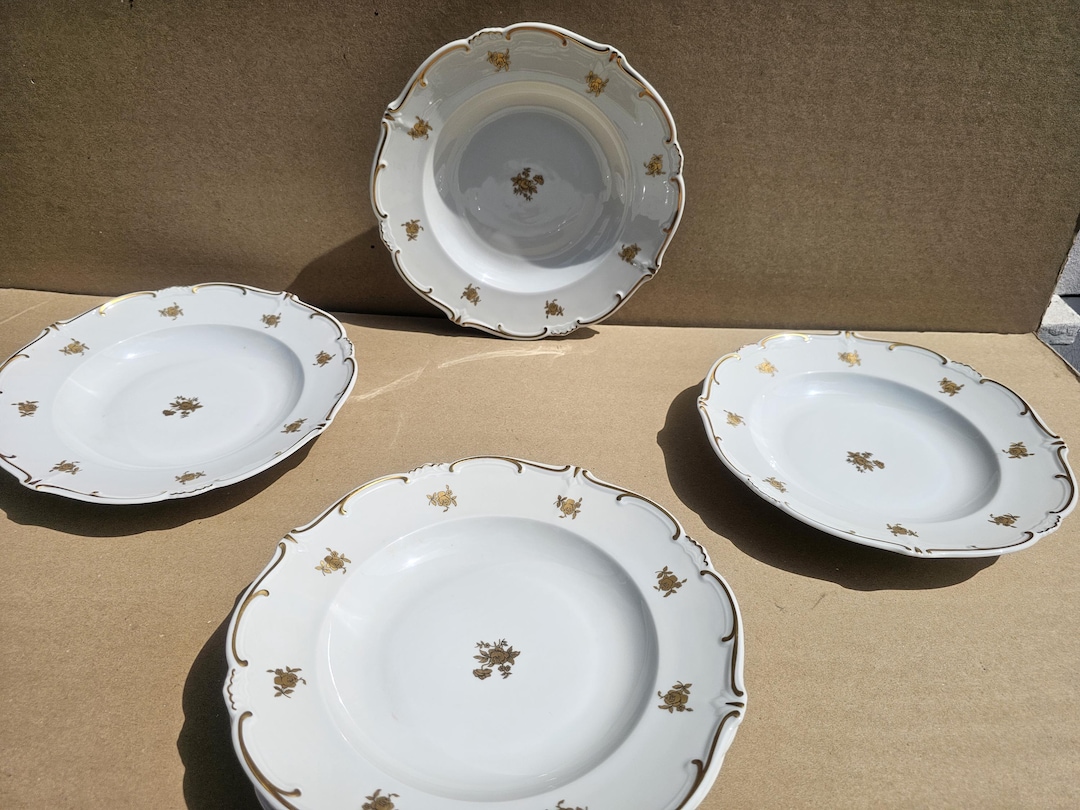▪️ 【レア】Weimar Porzellan（ワイマール・ポーセリン）皿6枚 Vintage Weimar Porcelain 