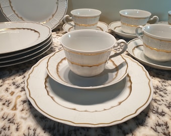 Villeroy & Boch HEINRICH Flammgold coffee service for 6 people