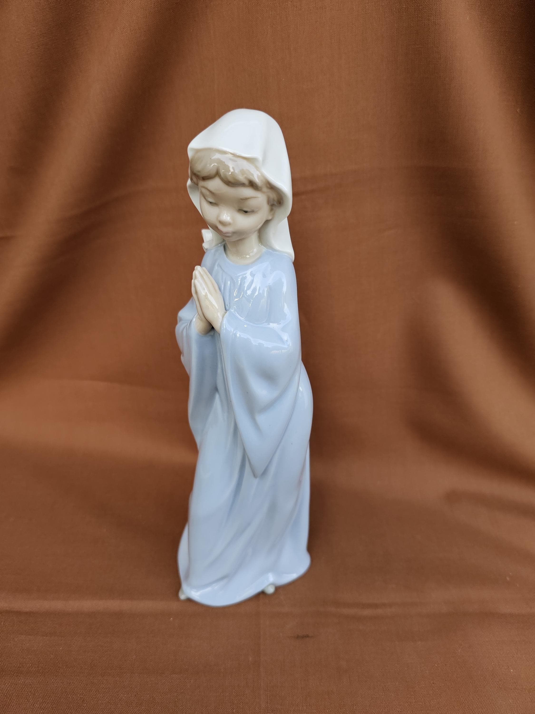 NAO Lladro Lady Girl Nun Praying Porcelain Vintage Figurine - Etsy