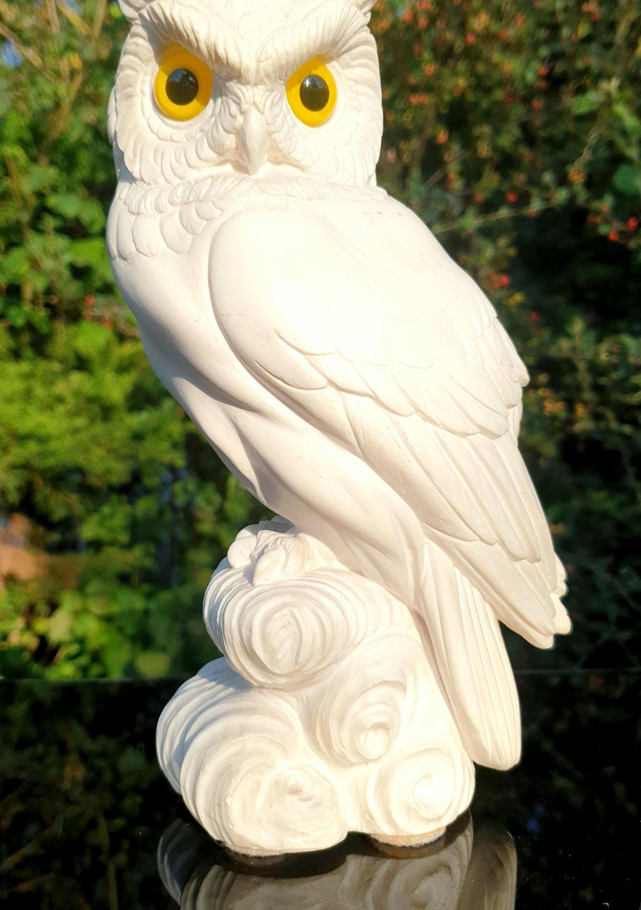 Vivid Arts Gufo Delle Nevi, Resina Ornamento (SizeB - Foto 7