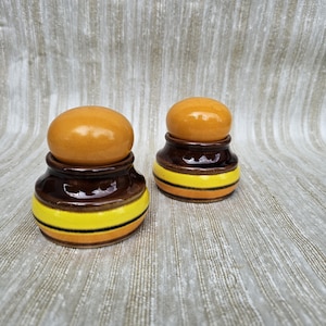 Vintage ceramic tea cans, sugar bowl, candy dish 70s