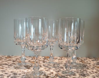 5 pieces of lead crystal glasses by Nachtmann VINTAGE