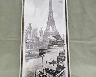Set of 3 Vintage Framed Parisian Prints by Spanish Painter and