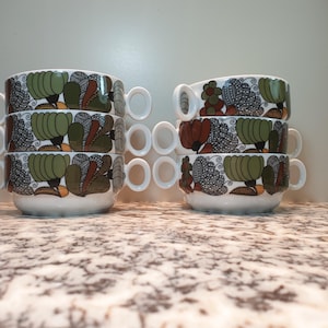 Thomas Porcelain The Kiruna Camargue Pattern Made in Germany Soup Plates Set of 6
