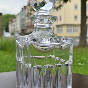 Beautiful liquor bottle-hard liquor/crystal glass carafe/cut glass/heavy