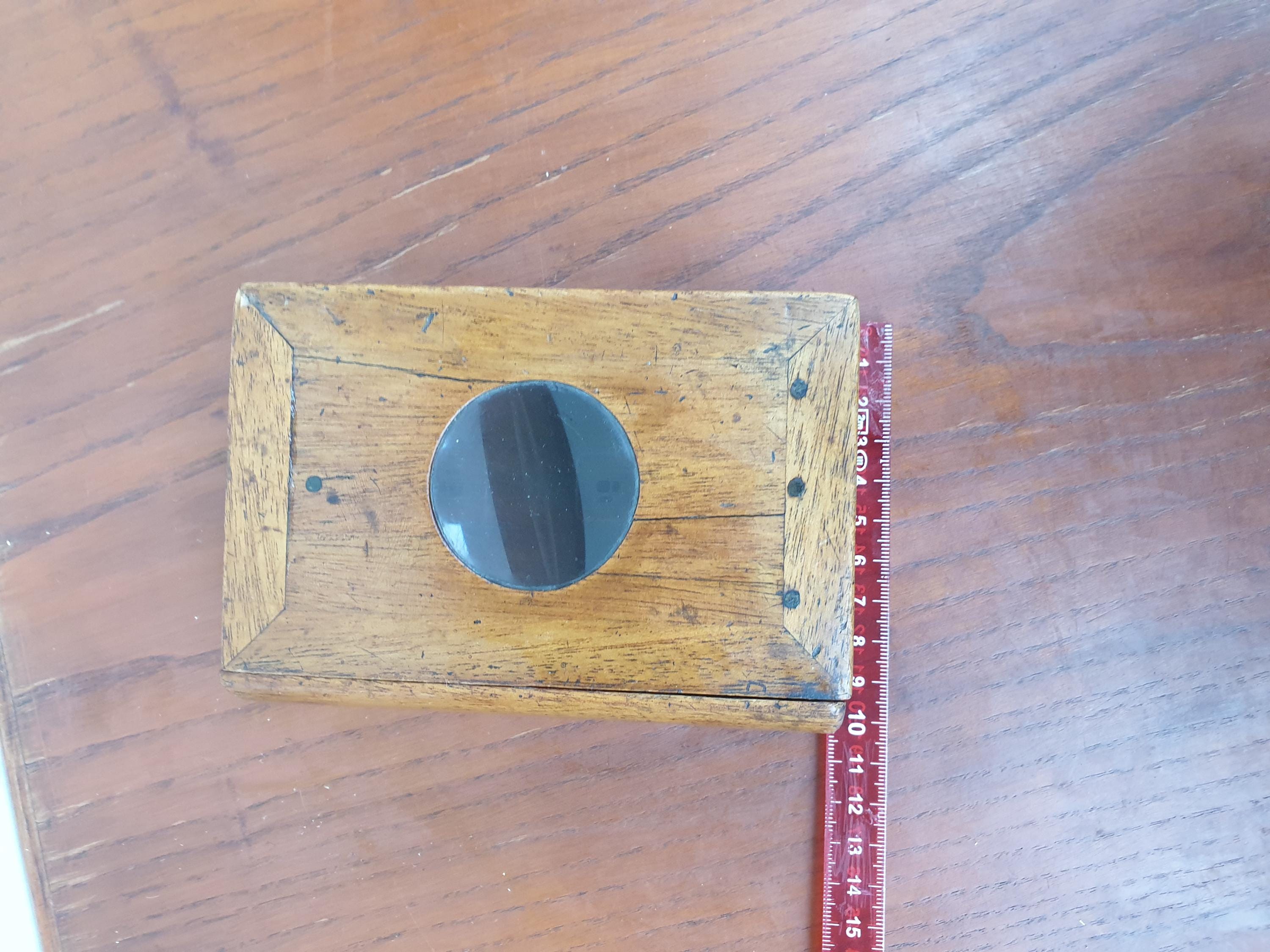Graphoscope Ou Loupe Grossissante Pour Photos Anciennes En Bois XIXe Siècle - Occasion, France
