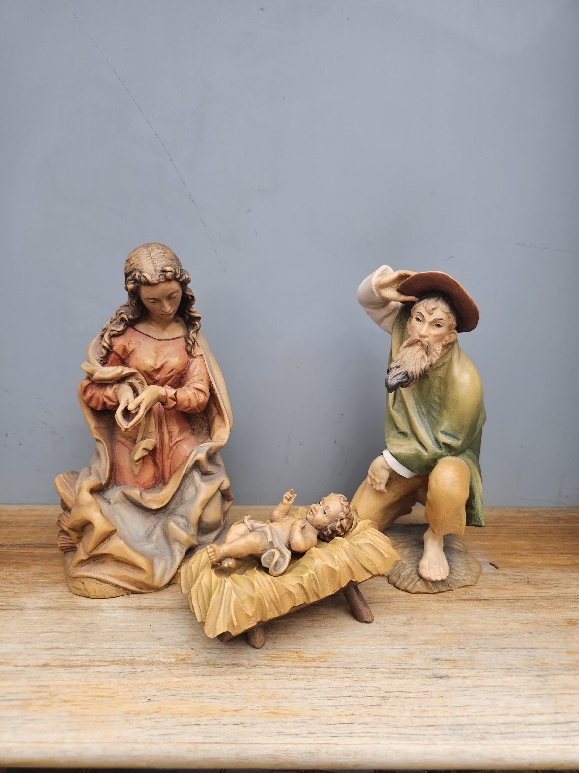ANRI 木彫り壁掛け Christmas 1971 Anri Santa - Etsy