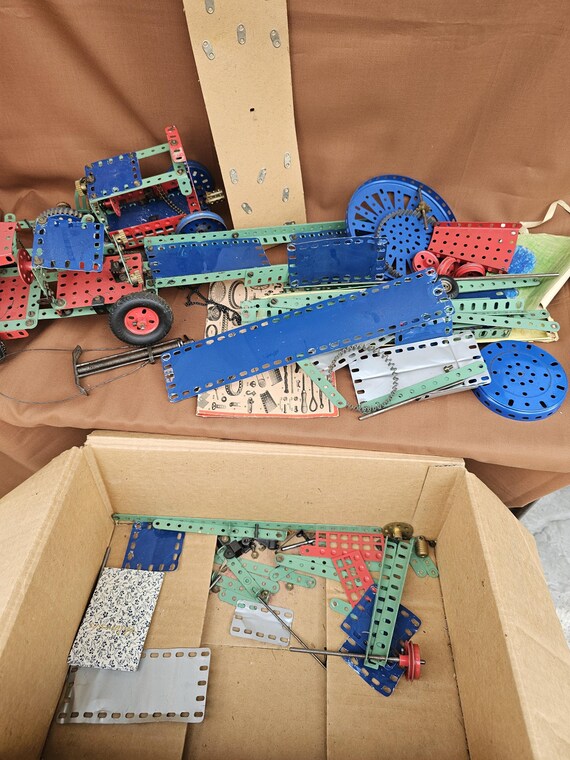 Lot De 2 Boîtes Complémentaires Märklin Métal - Construction Antique (avant 1945)