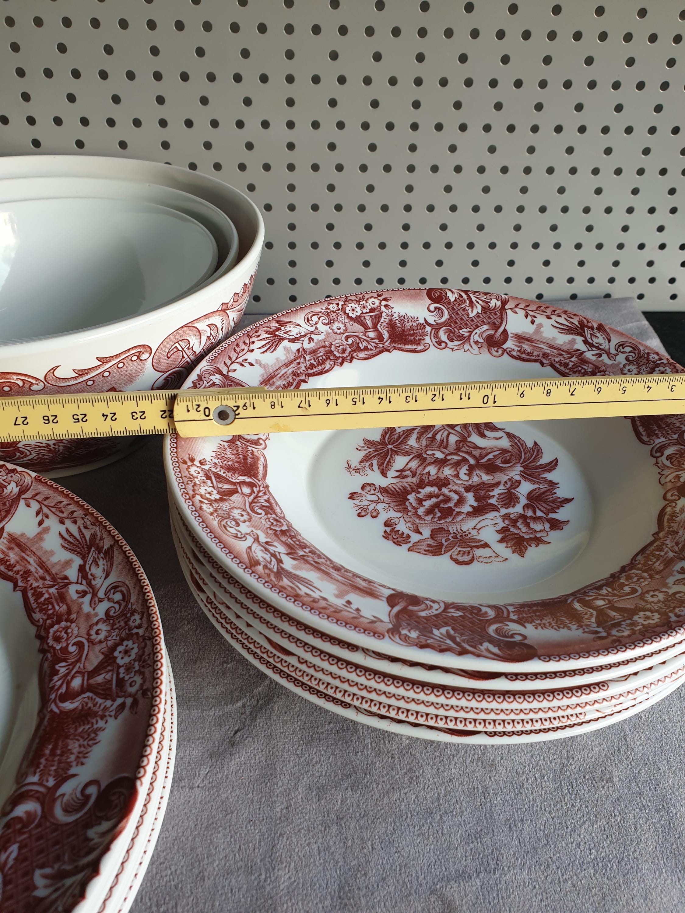 肌触りがいい Pheasant – Bowls France Rivanel – France in Made – Vintage アンティーク雑貨