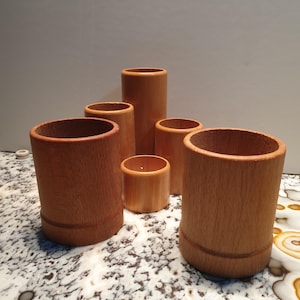 Desk Organizer Pen Holder Wood