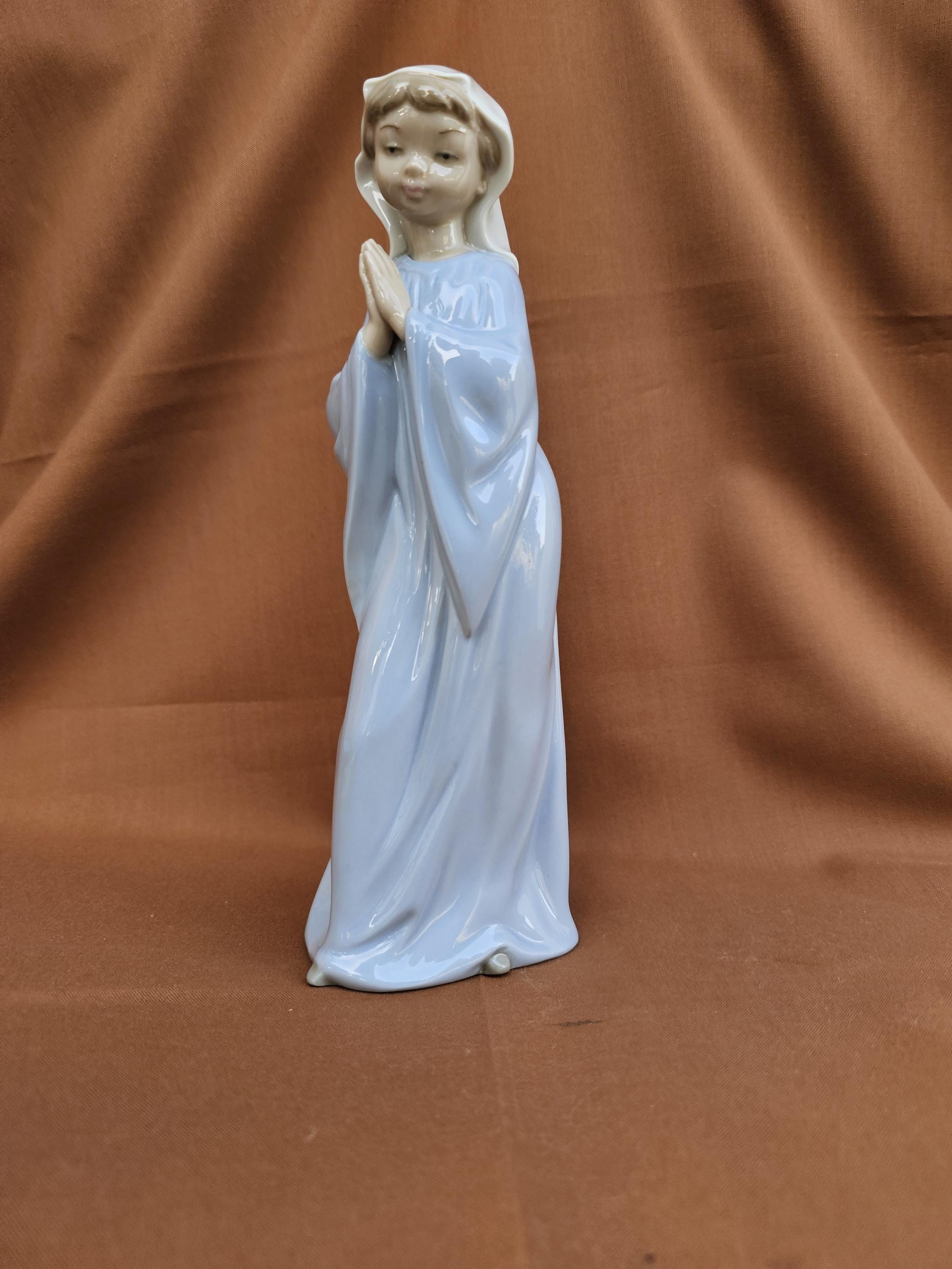 NAO Lladro Lady Girl Nun Praying Porcelain Vintage Figurine - Etsy