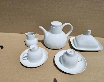 Rosenthal Studio-Line Servicio de café de 8 piezas LOTUS, diseñador Björn Wiinblad