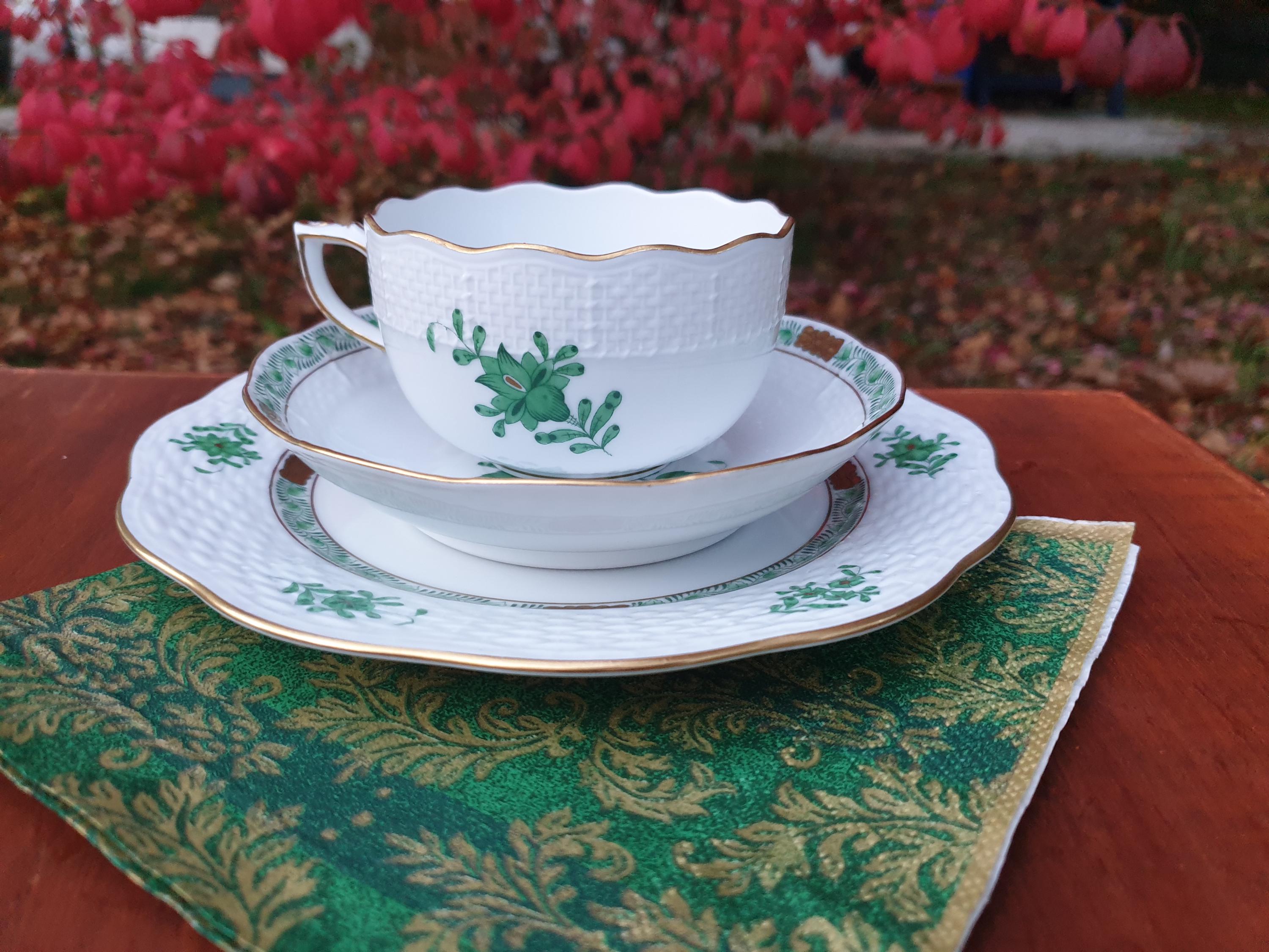 Herend Apponyi Green - Etsy Herend Apponyi Green - Etsy