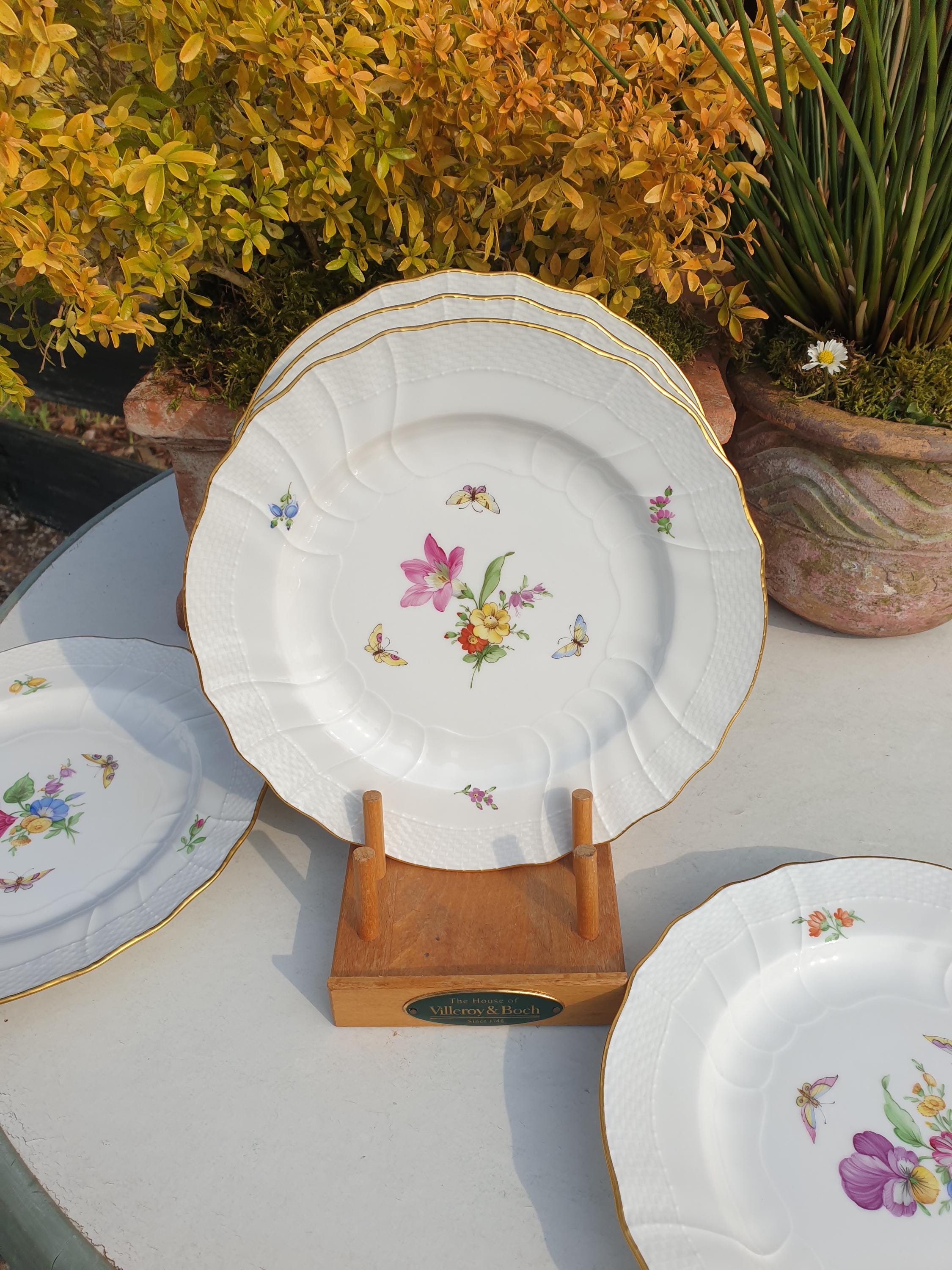 KPM ベルリン プレート ブレッドプレート ノイオシエ 花 蝶 装飾 36