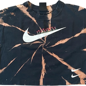 nike crop top tie dye