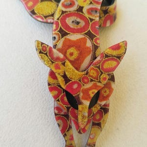 LEA STEIN PARIS リア.スタイン　フォックスブローチ Lea Stein brooch （FOX、アイボリー） | Milo Antiques & Vintage