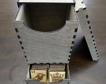 Single Deckbox with Token/Dice Drawer