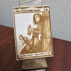 Gegraveerde EDH Commander-kaart