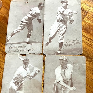 Vintage Baseball Cards In Original Condition As Found