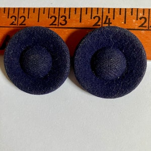 Large Navy Blue Wool Coat Buttons