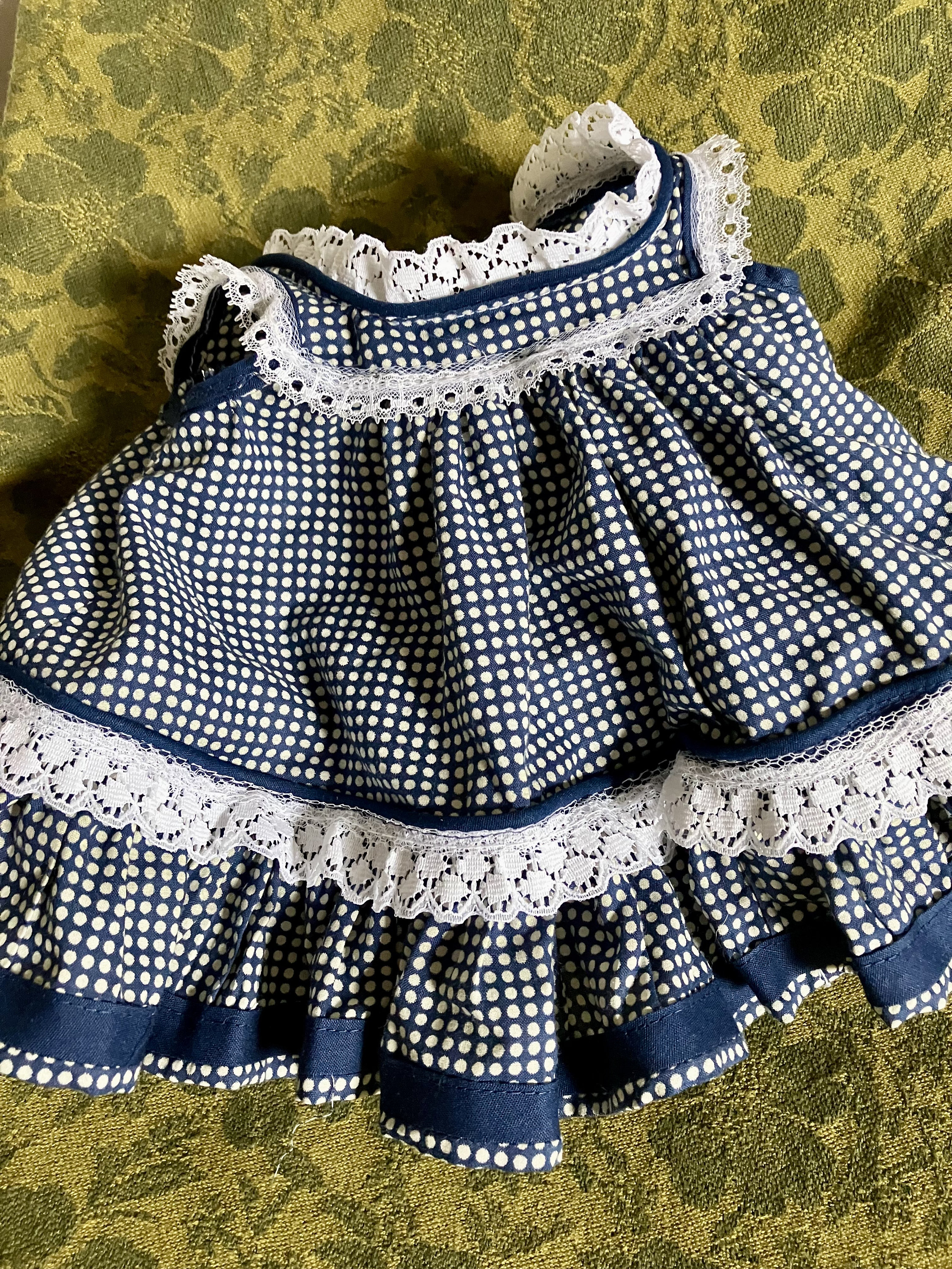 Antique Blue Calico Dress - Etsy