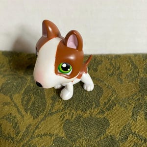 Hasbro LPS Bull Terrier Dog Toy Figure
