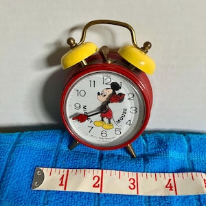 Vintage Mickey Mouse Alarm Clock