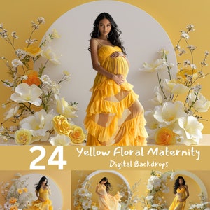 Yellow Maternity Dress - Etsy