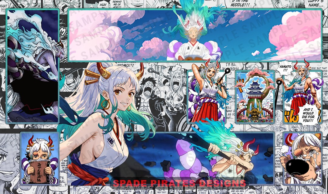 One Piece TCG Yamato Playmat Etsy One Piece TCG Yamato Playmat Etsy