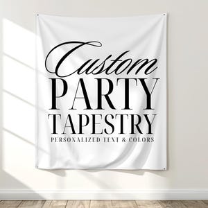 Bachelorette Party Tapestry, Custom Preppy Bach Weekend Backdrop, Old Money Aesthetic Decorations, Fabric Welcome Sign Banner with Name