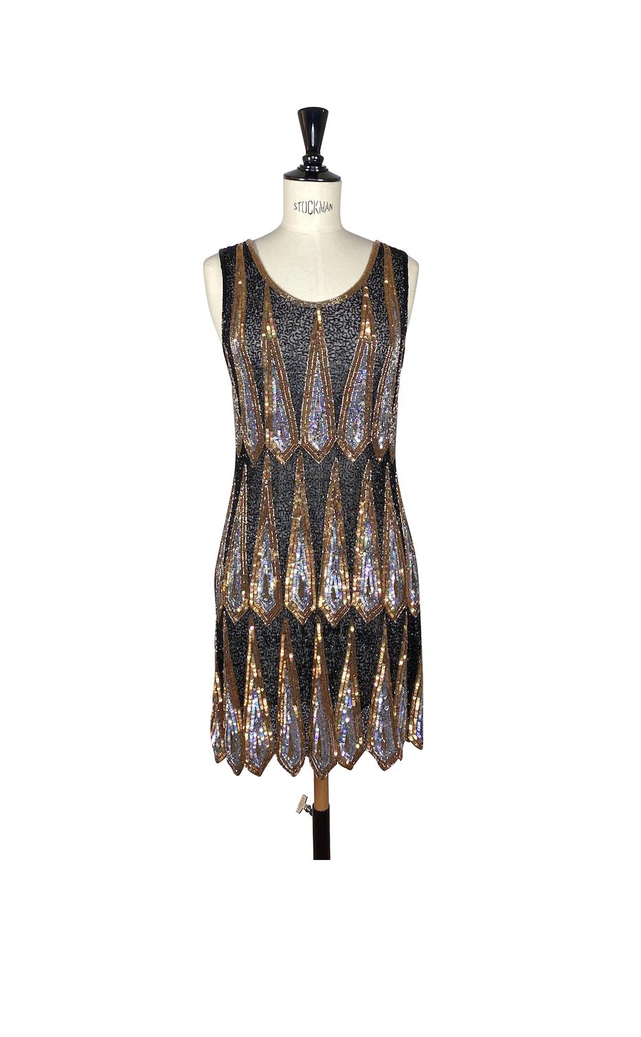 1920's Gold Dress - Etsy