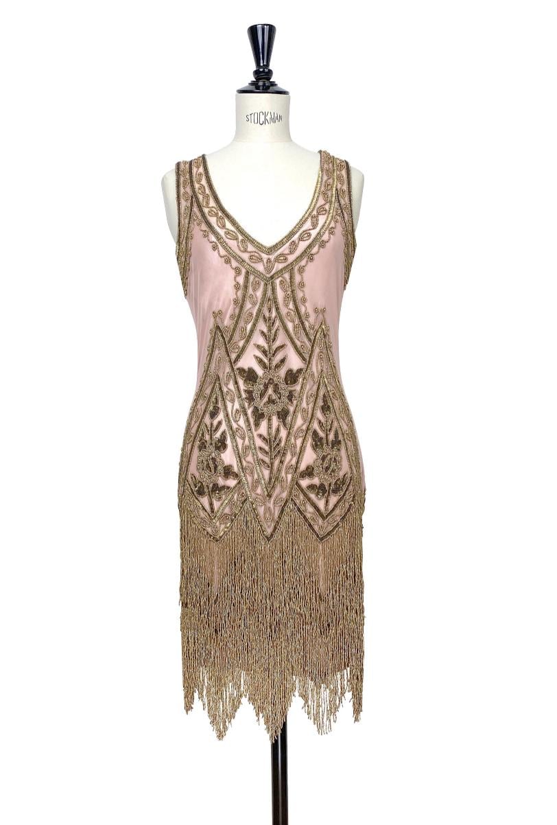 gold mini dress sparkly Women Flapper Dress