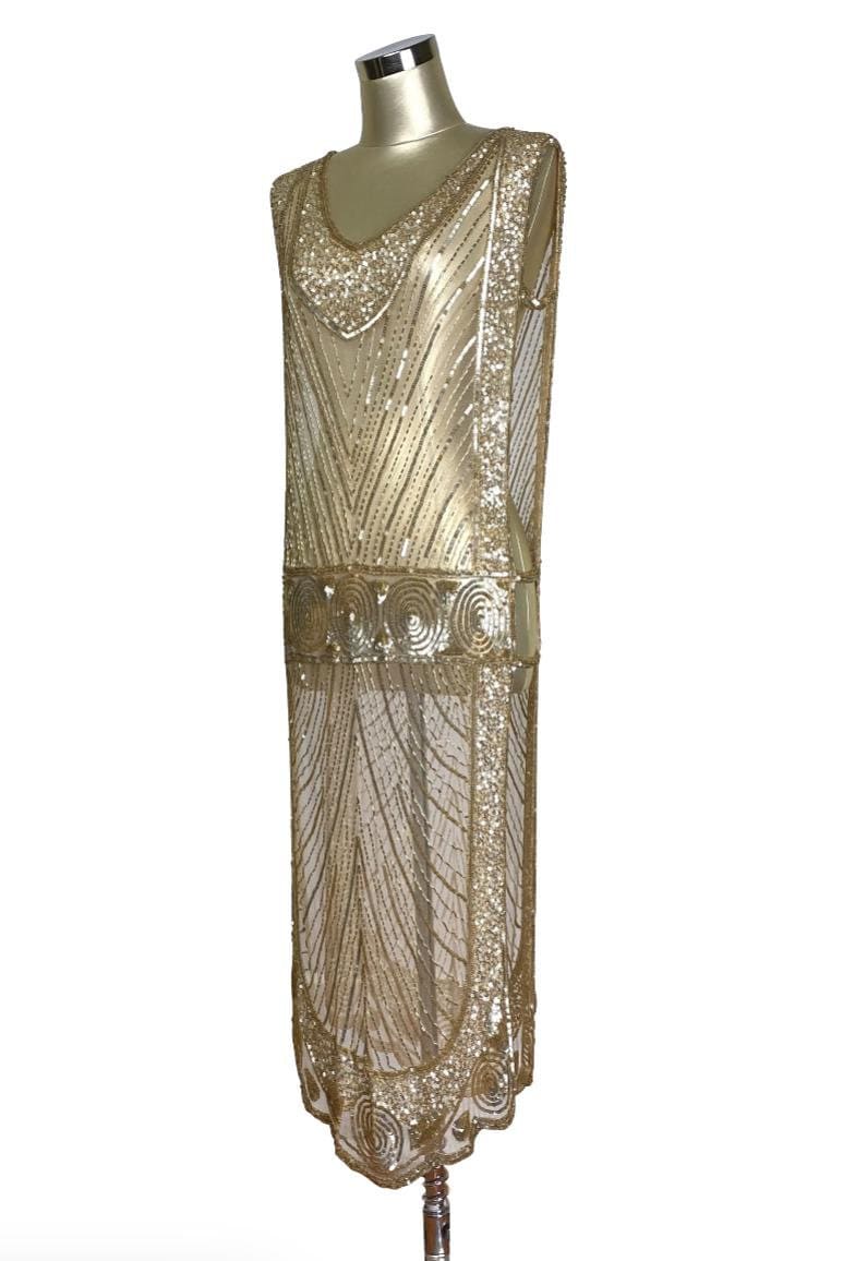 mint dress gold shoes ZAPAKA Pink Sequin 1920s Dress Boat Neck Fringe Flapper Dress – ZAPAKA UK main image 1